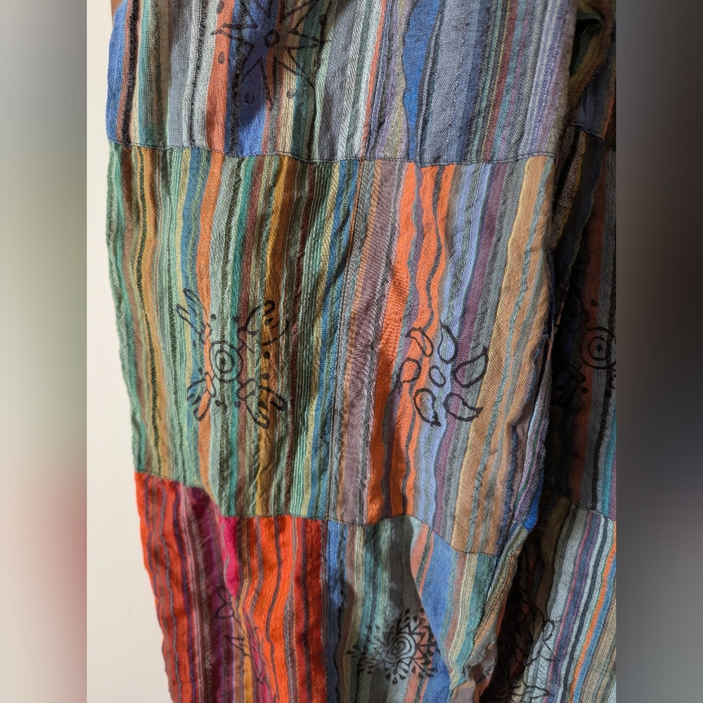 Multicolor Patchwork Pants - image 6